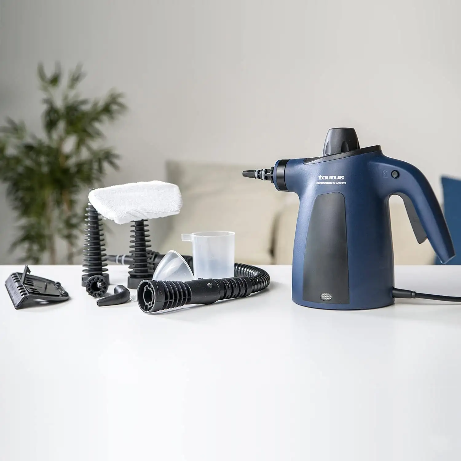 TAURUS Rapidissimo Clean Pro Nettoyeur Vapeur Bleu 1050 W