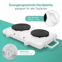 Double plaque de cuisson clatronic dkp3583