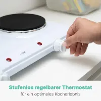 Double plaque de cuisson clatronic dkp3583