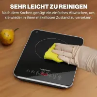 ProfiCook Plaque Induction 2000 W Tactile Noire