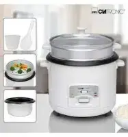 Clatronic Cuiseur Riz & Cuiseur À Vapeur Rk 3566