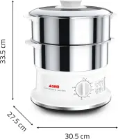 Seb Cuiseur Vapeur Capacité bol 6 L VC145100