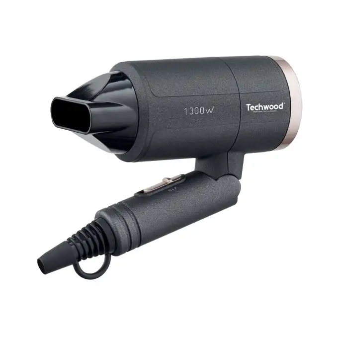 Techwood Sèche Cheveux Pliable Voyage 1300 W TSC-1296