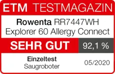 Rowenta Aspirateur X-plorer Serie 60 Allergy Connect RR7447