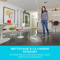 BLACK+DECKER Balai Vapeur. Nettoyeur de Sol 1300W FSM13E1-QS