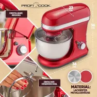 Proficook Pétrin robot pâtissier 1200W 5l PC-KM 1197