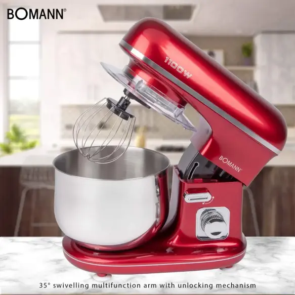 Bomann Robot Petrin 1100 Watts 5 Litres KM6030CB red