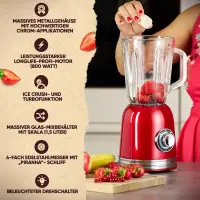 ProfiCook blender PC-UM 1195 800W 1.5 Litres Red