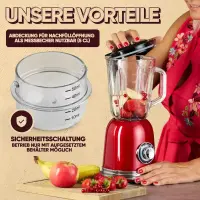 ProfiCook blender PC-UM 1195 800W 1.5 Litres Red