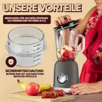 ProfiCook blender PC-UM 1195 800W 1.5 Litres grise