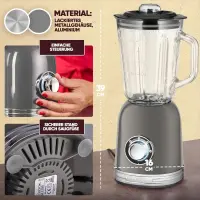 ProfiCook blender PC-UM 1195 800W 1.5 Litres grise