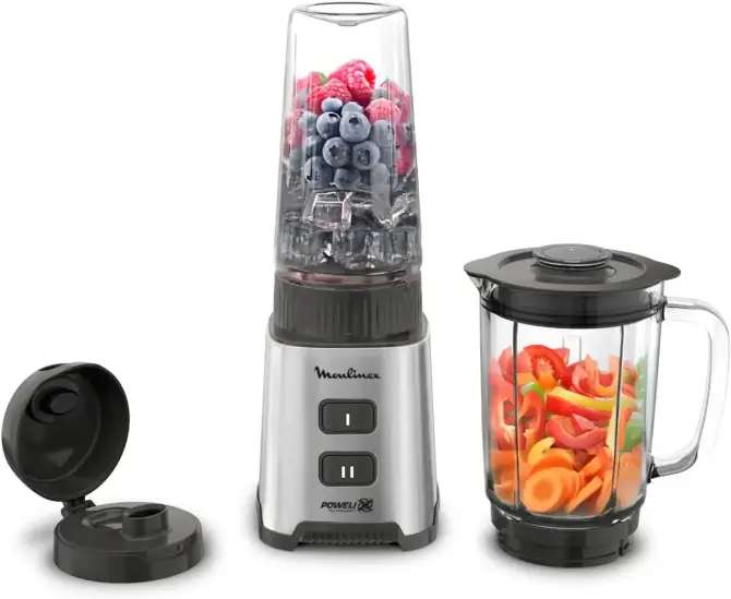 Moulinex Blender Mini mixeur compact 400 W LM17GD10