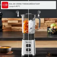 Moulinex Blender Mini mixeur compact 400 W LM17GD10