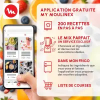 Moulinex Blender Mini mixeur compact 400 W LM17GD10
