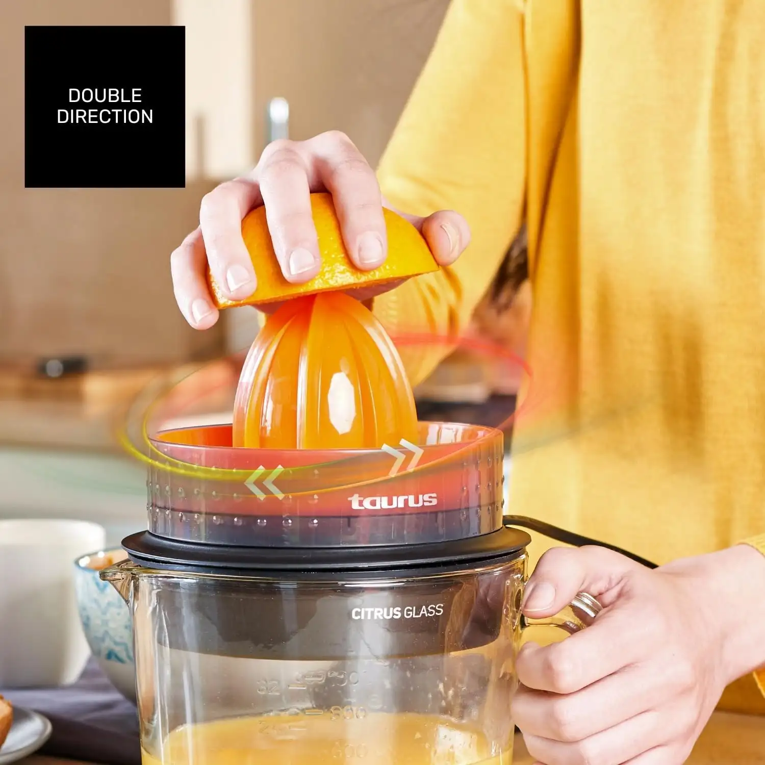 Taurus Presse Agrumes Citrus Glass bol en verre 30W