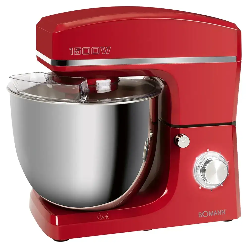 Robot pétrin 10L 1500W Bomann KM 6036 CB Rouge