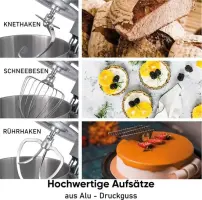 Heinrich's pétrin 11litres  XXL  1800 W HKM 8110