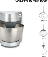 Kenwood Robot Pâtissier KHC29.A0SI 1000 W 4,3 L