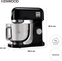 Kenwood petrin 1000w 5 L KMX750AAB