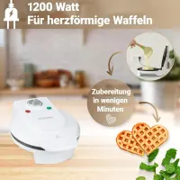 Bomann Electrique Gaufrier WA 5018 CB BLANC