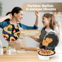 Bomann Electrique Gaufrier WA 5018 CB BLANC