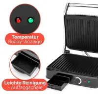 Bomann Panineuse 2 000 W gril à panini KG 2242 CB