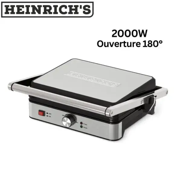 Heinrichs Panineuse 2 000 W gril à panini HKG 8685