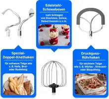 ProfiCook Robot Cuisine PC-KM1096 Inox 10 L