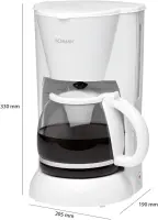 Bomann cafetière machine à café KA183CB