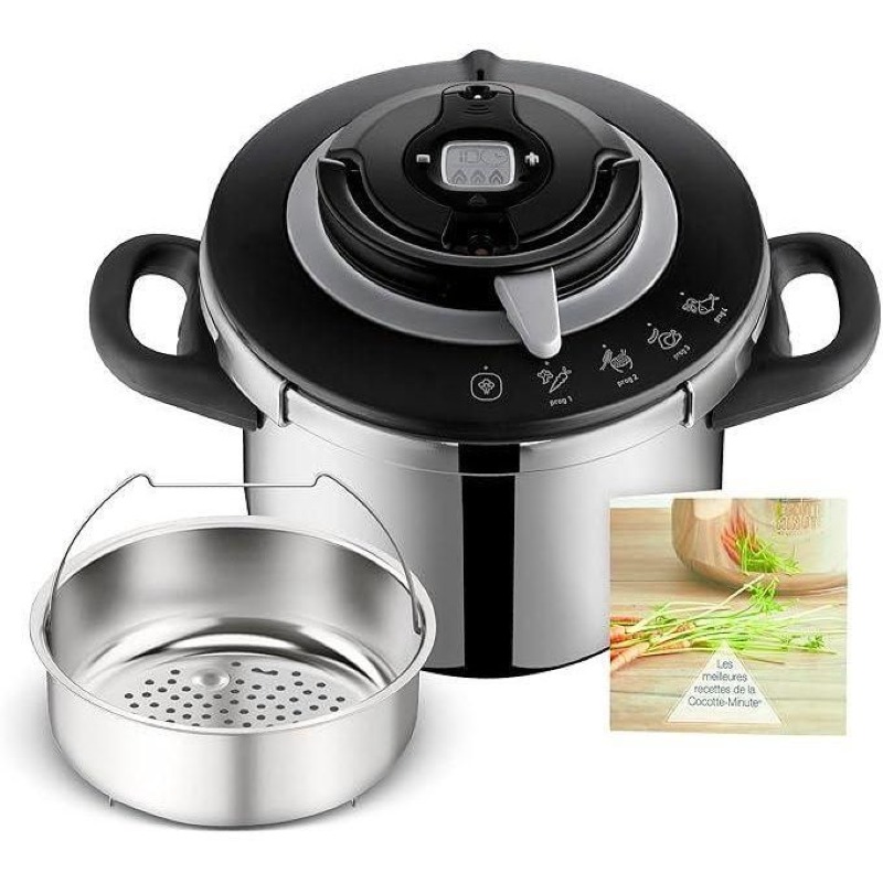 Seb Cocotte minute clipso+ chef 6L 4programmes