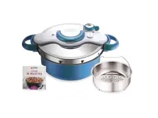 Seb cocotte minute duo 5L bleu