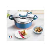 Seb cocotte minute duo 5L bleu