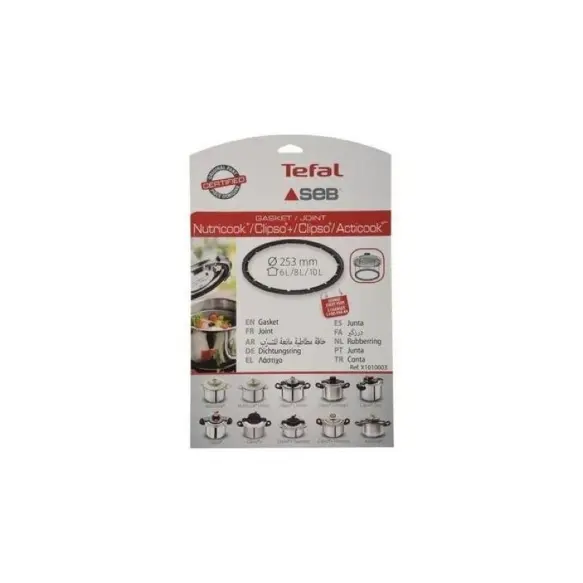 Seb Joint pour autocuiseur clipso 8L 10L D253   X1010003