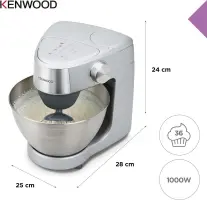Kenwood petrin Robot pâtissier  Prospero KHC29.J0SI