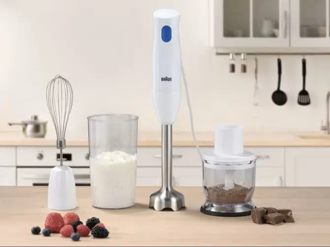 Braun bras mixeur plus hachoir MQ10.202MWH