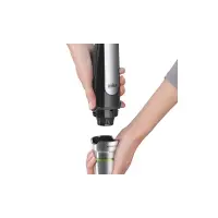 Braun mélangeur en acier inoxydable noir MQ 7087X