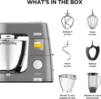 Kenwood pétrin pâtisserie titanium1400w KWL90.344SI