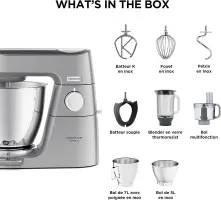Kenwood petrin chef baker xl 7L 1400W KVL85.004SI