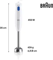 Braun batteur à main MQ10.201MWH