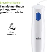 Braun batteur à main MQ10.201MWH