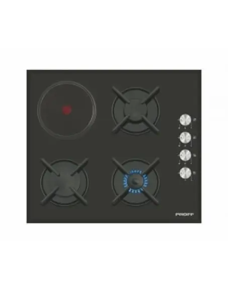 PROFF P608 Plaque Electrique noir 3 gaz 1Electrique