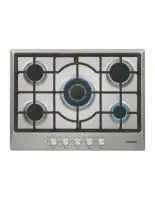 PROFF P702 Plaque de Cuisson 5 Feux  Inox 70CM
