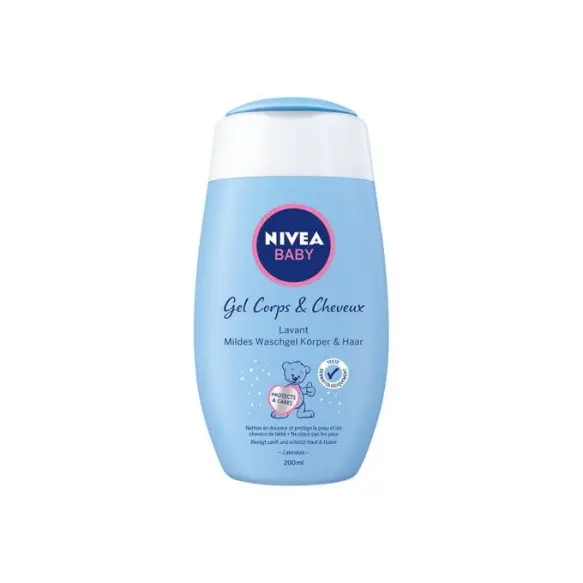 Nivea Gel Lavant  Corps et Cheveux Au Calendula 200 Ml