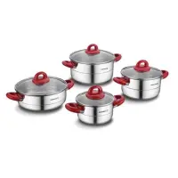 SERIE DE CASSEROLE KORKMAZ 8 PIECES A1087-2
