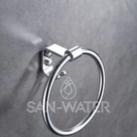 San-Water Anneau porte serviette pour salle de bain