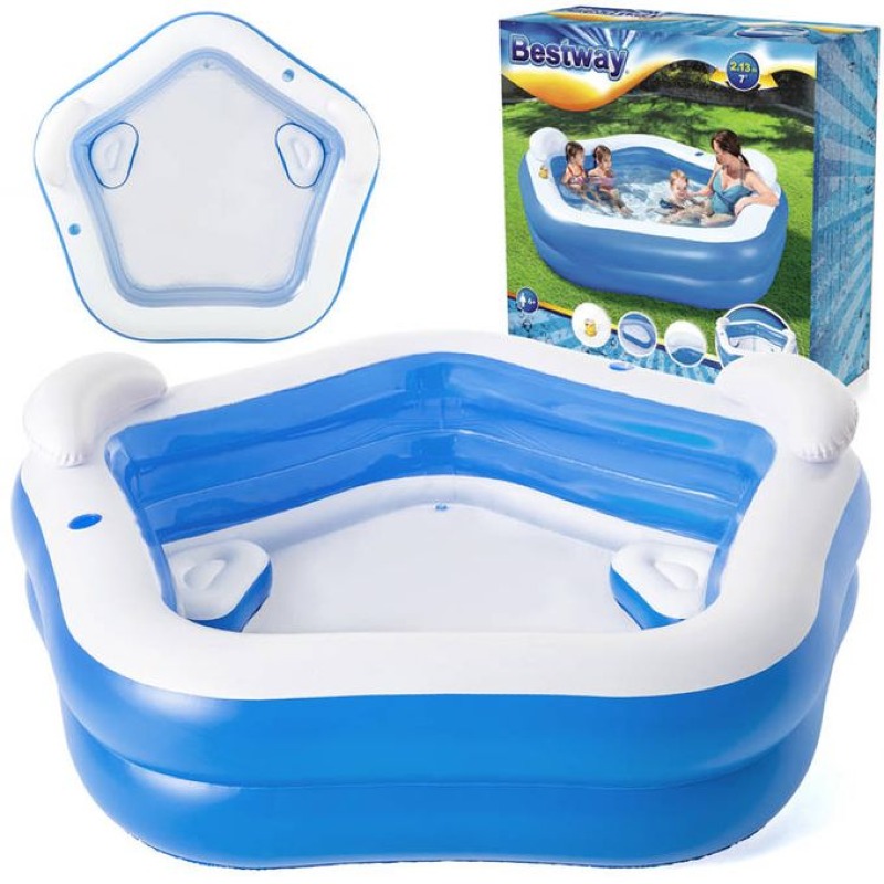 Bestway 54153 Piscine 213x207x69 cm