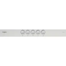 Whirlpool plaque  gaz 5 feux 75cm GMWL 728/IXL