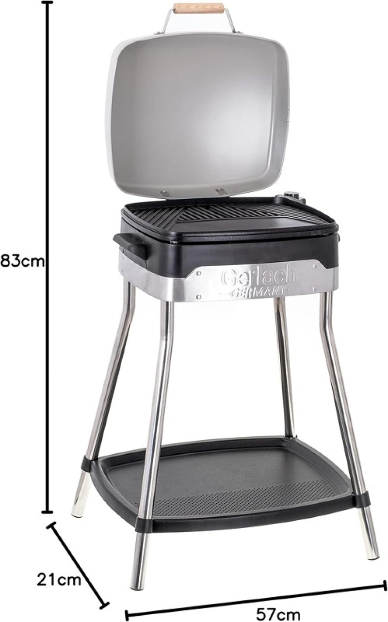 Gerlach barbecue électrique 2en1 2500W 40x36cm GL 6611