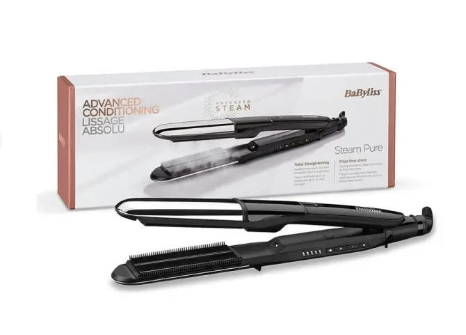 BaByliss lisseur vapeur en métal pur 2 en 1 ST495E