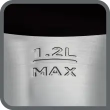 Tefal bouilloire 1.2L 1800W inox KI431D10